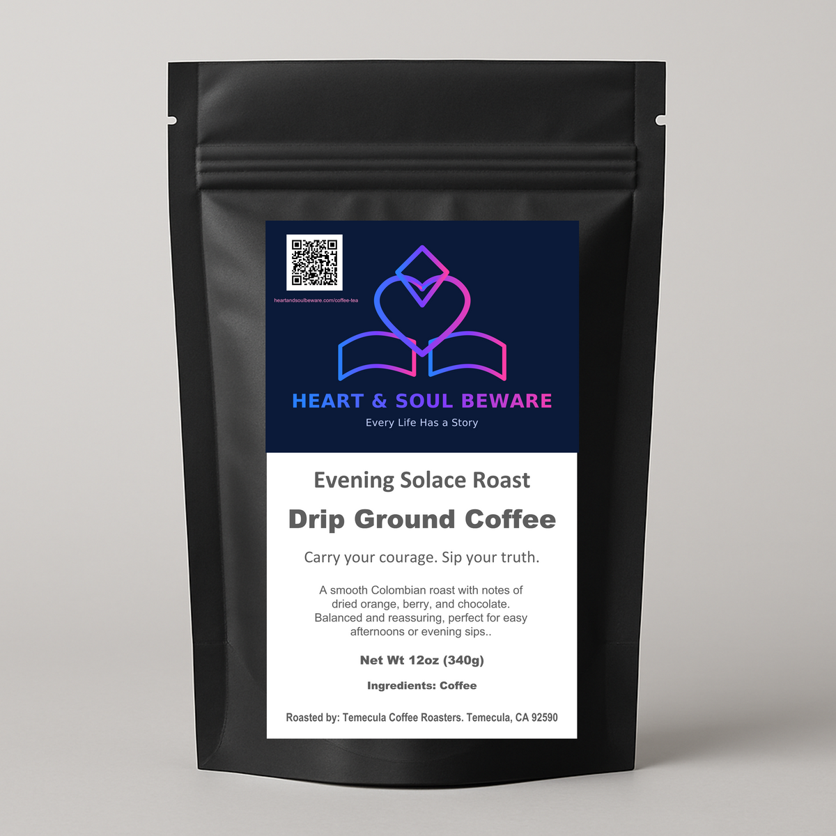 Evening Solace Roast | Colombia – Medium Roast - Drip (12oz)