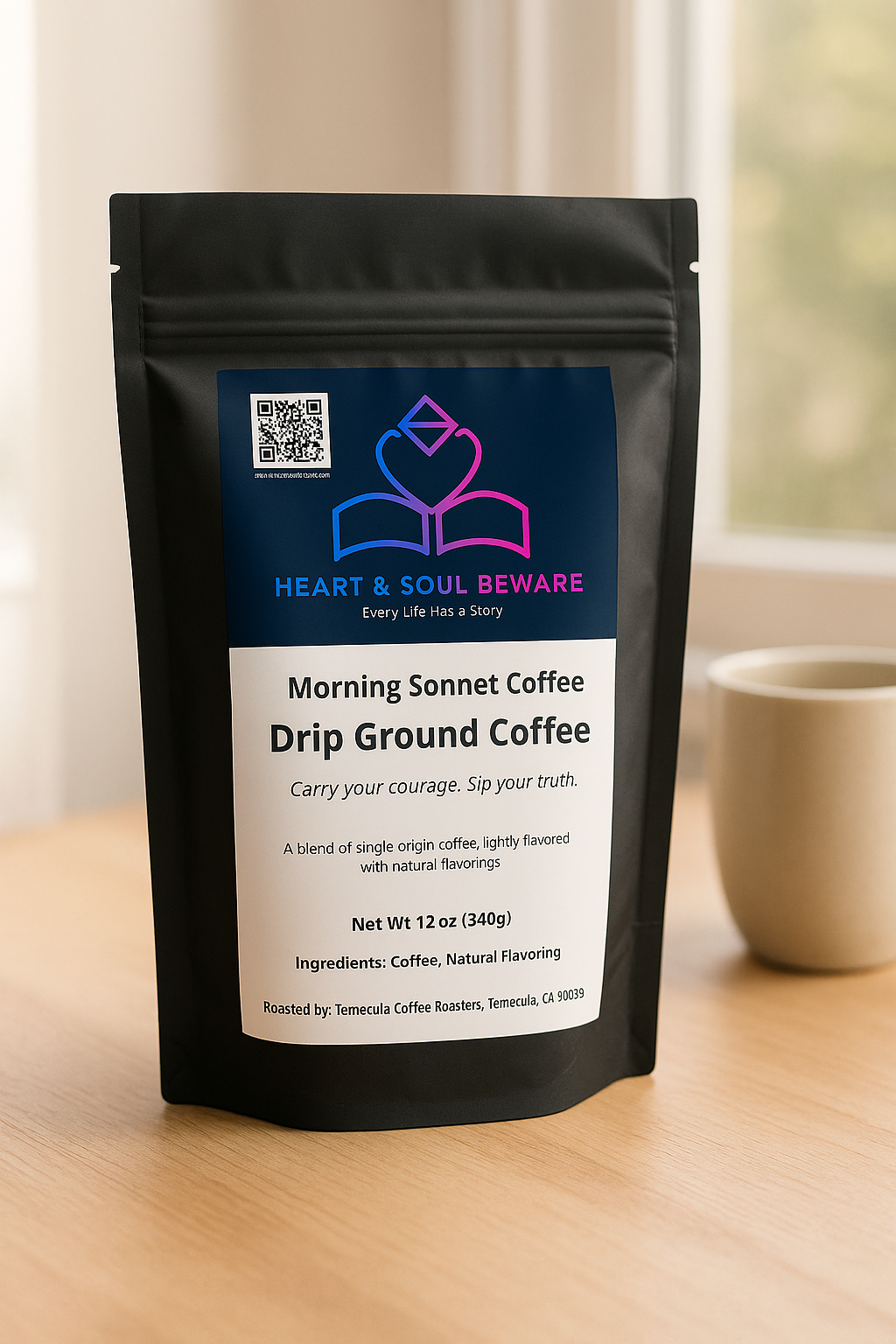 Morning Sonnet | Vanilla Hazelnut Coffee (12 oz)