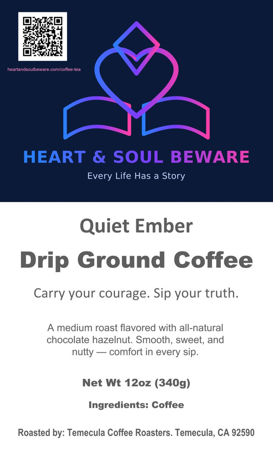 Quiet Ember | Chocolate Hazelnut Flavored Coffee - Drip (12oz)